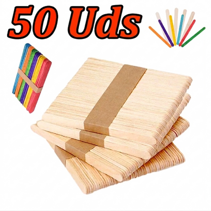 Palitos de madera 50 uds